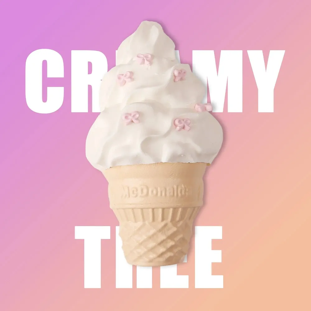 【CT017】Vanilla Ice Cream Cone Squishy Toy