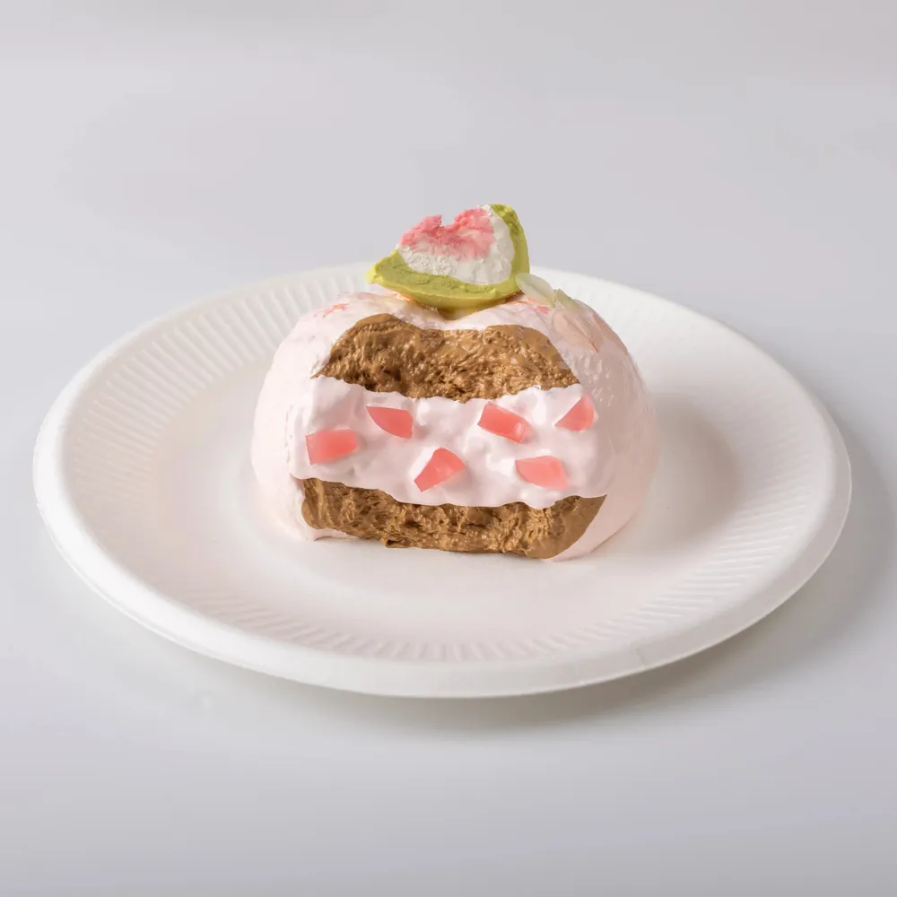 【CT030】Fig Cream Puff Squishy Toy — photo 2