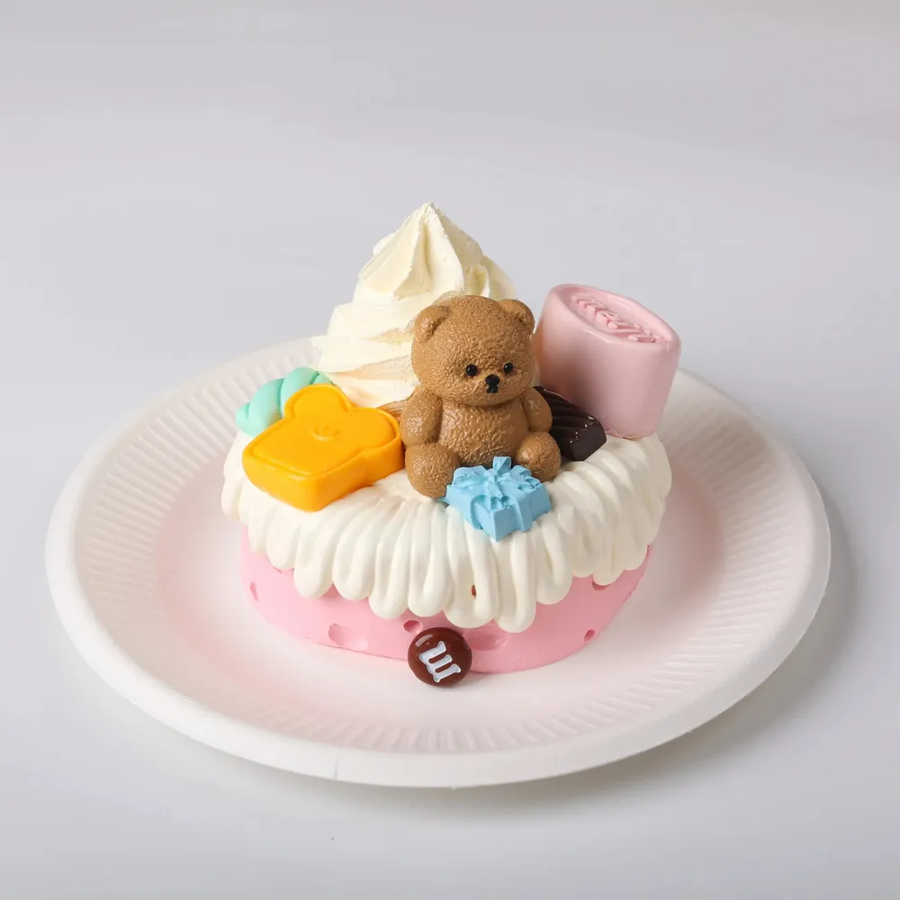 【CT040】Little Bear Party Cake Squishy Toy — photo 2