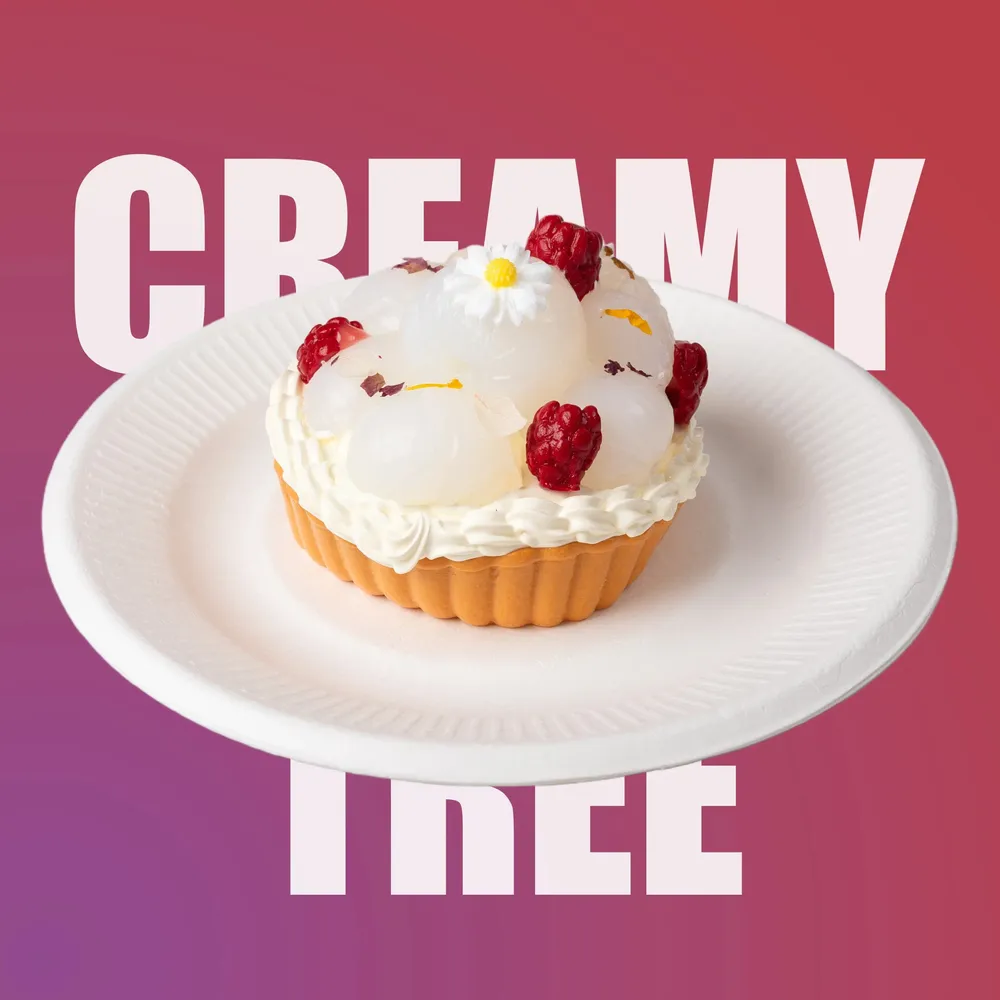 【CT042】Lychee Tart Squishy Toy