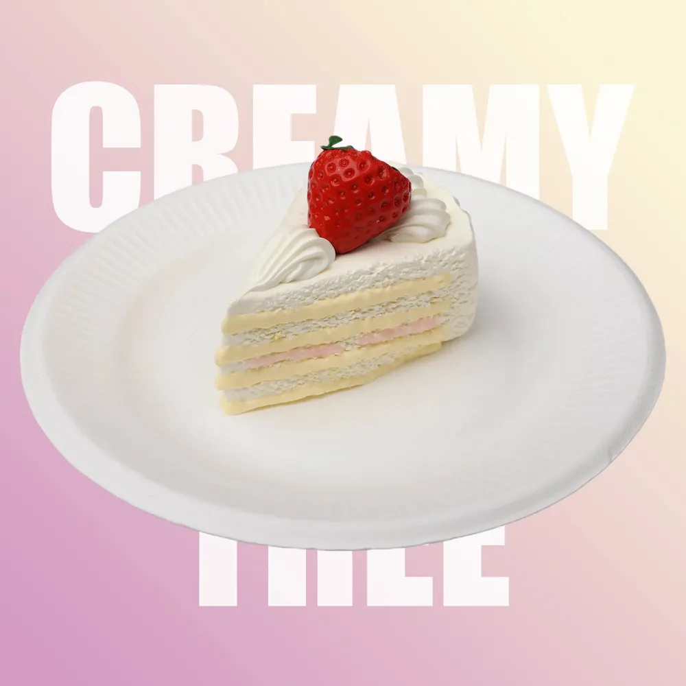【CT069】Strawberry Creamy Slice Cake Squishy Toy