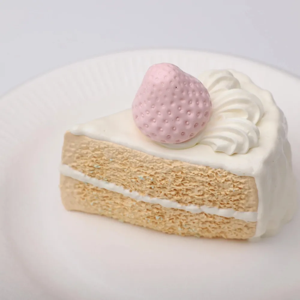 【CT070】Pink Strawberry Slice Cake Squishy Toy — photo 5