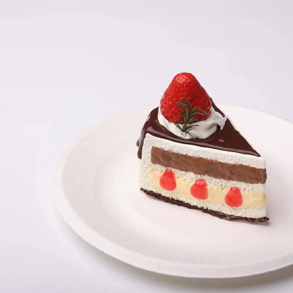 【CT097】Chocolate Strawberry Cake Slice Squishy Toy — photo 4