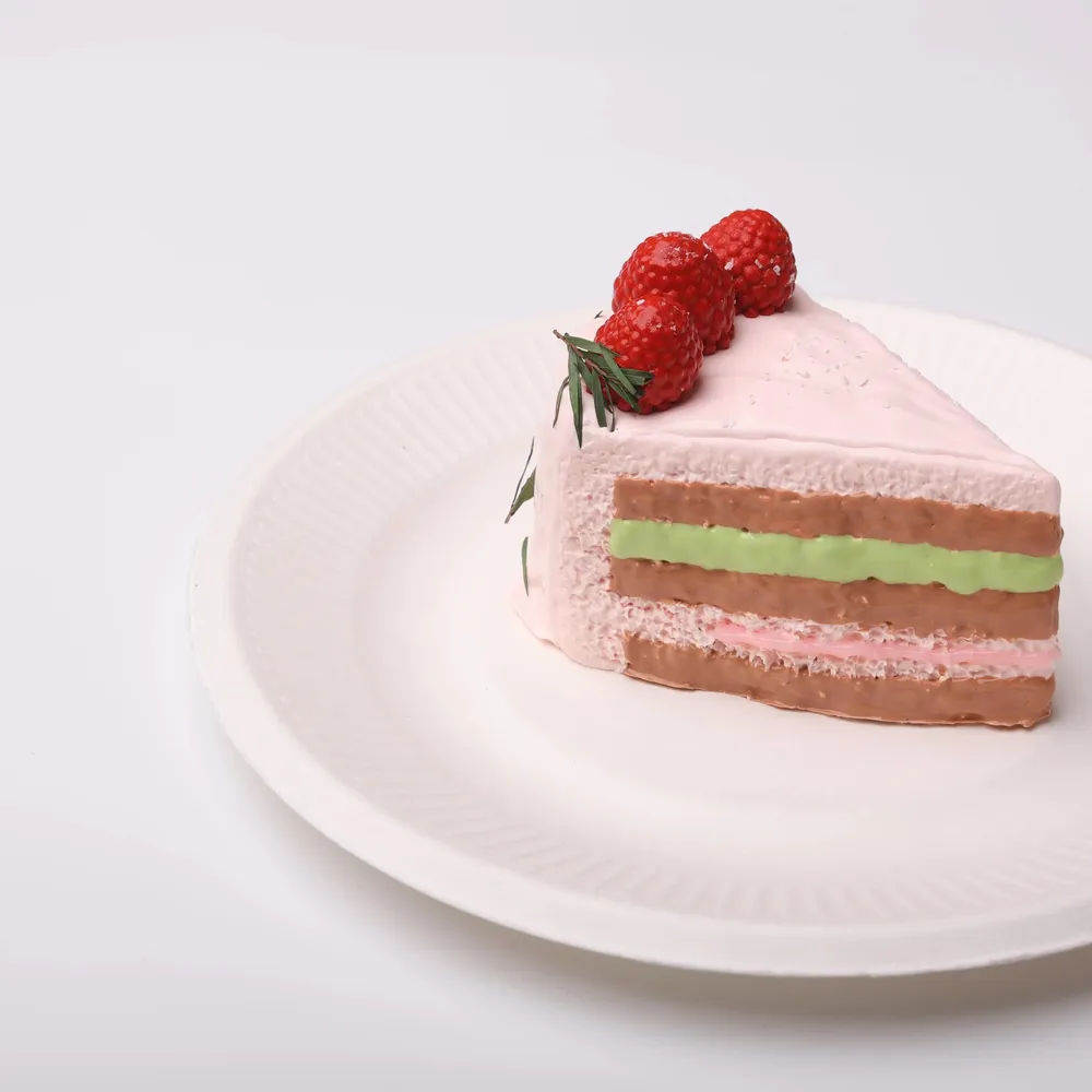 【CT099】Raspberry Cake Slice Squishy Toy — photo 4