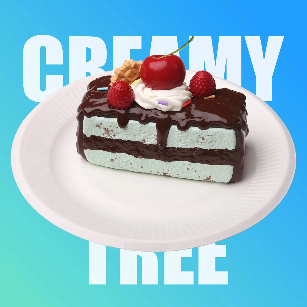 【CT111】Cherry Roll Cake Squishy Toy