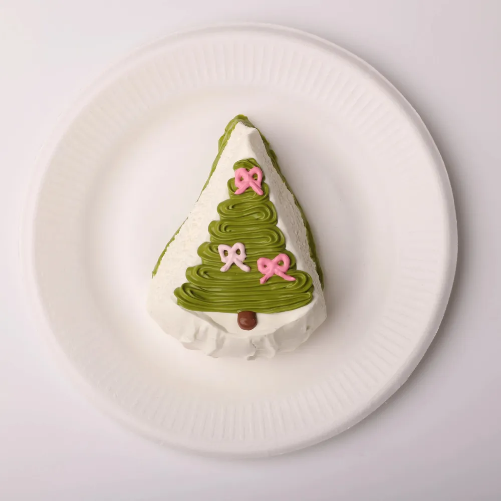 【CT126】Christmas Tree Cake Slice Squishy Toy — photo 4