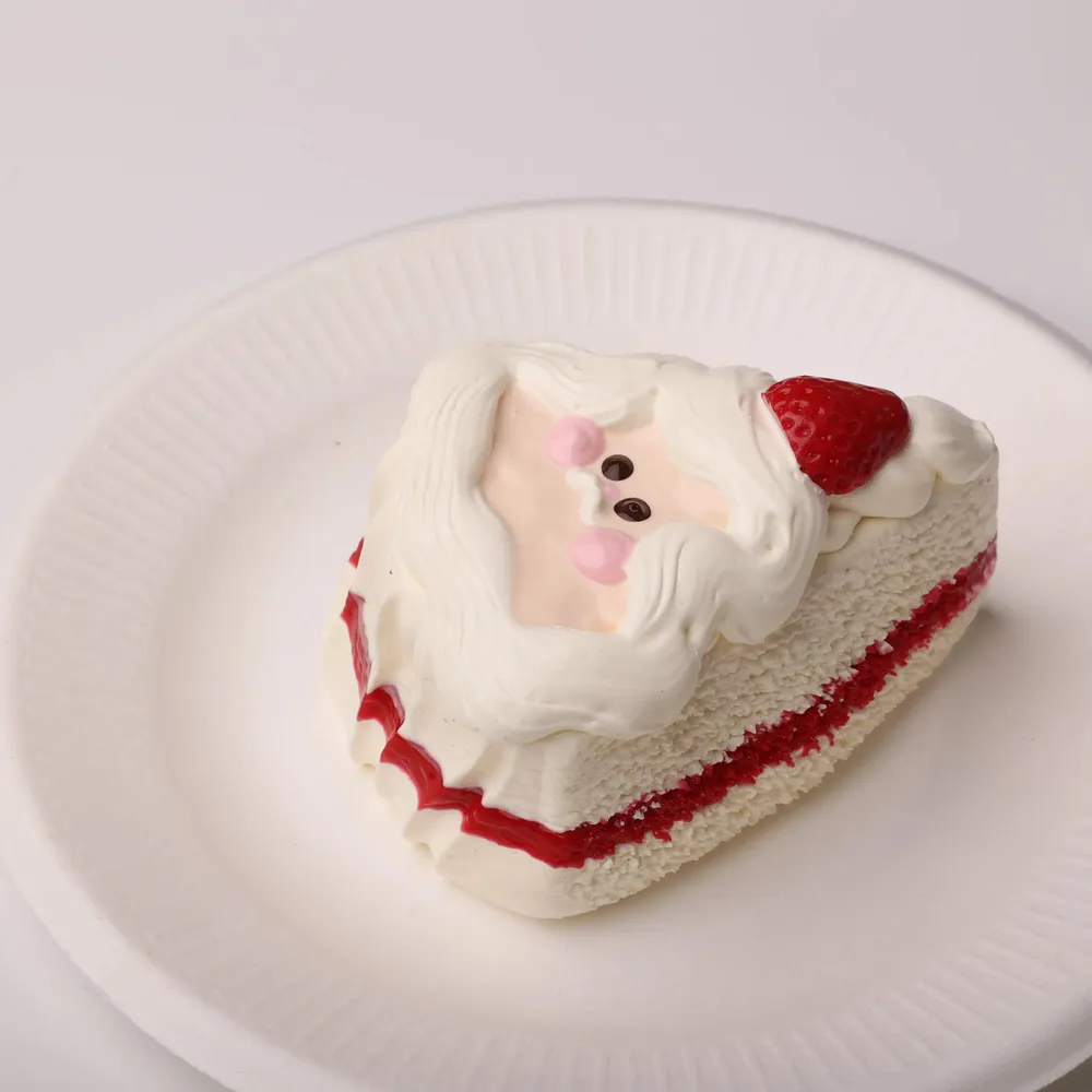 【CT127】Santa Claus Cake Slice Squishy Toy — photo 3