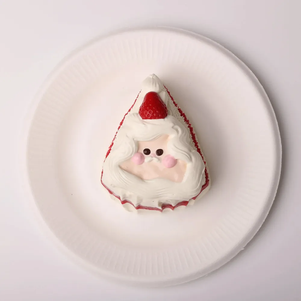 【CT127】Santa Claus Cake Slice Squishy Toy — photo 4