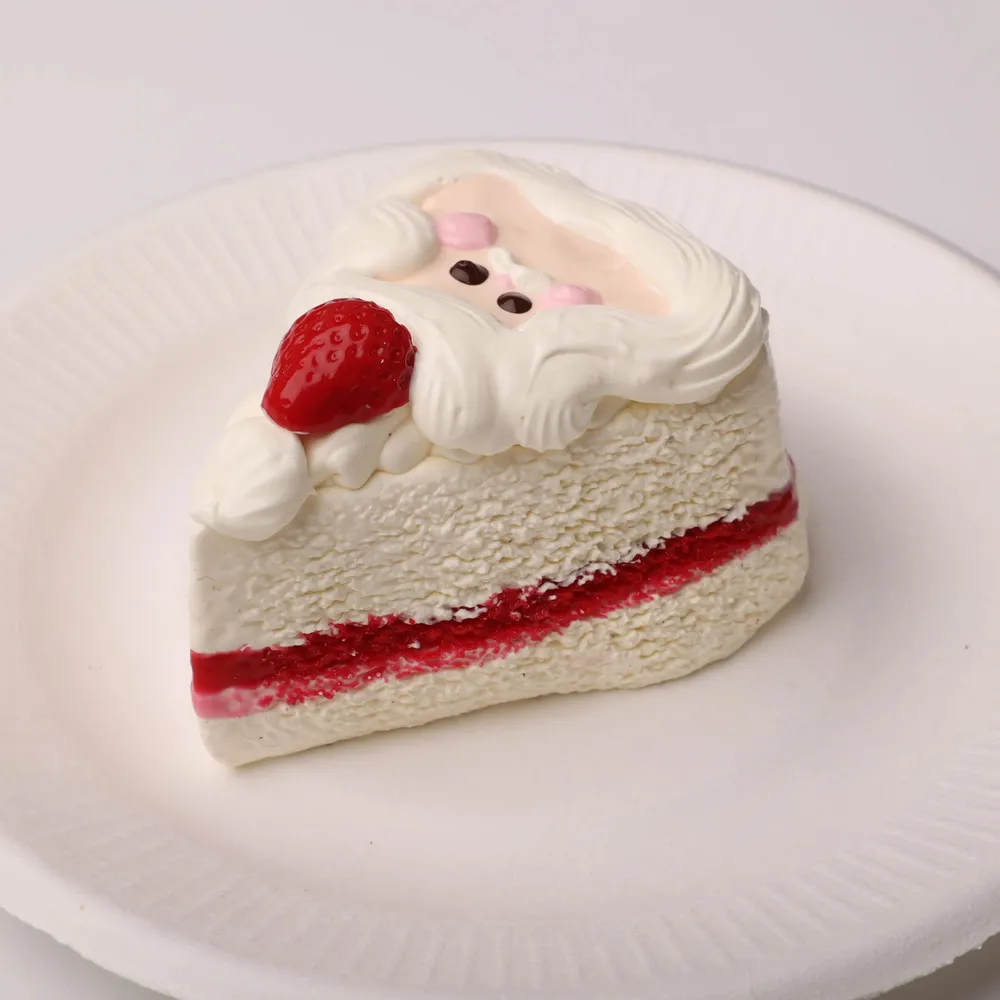 【CT127】Santa Claus Cake Slice Squishy Toy — photo 5
