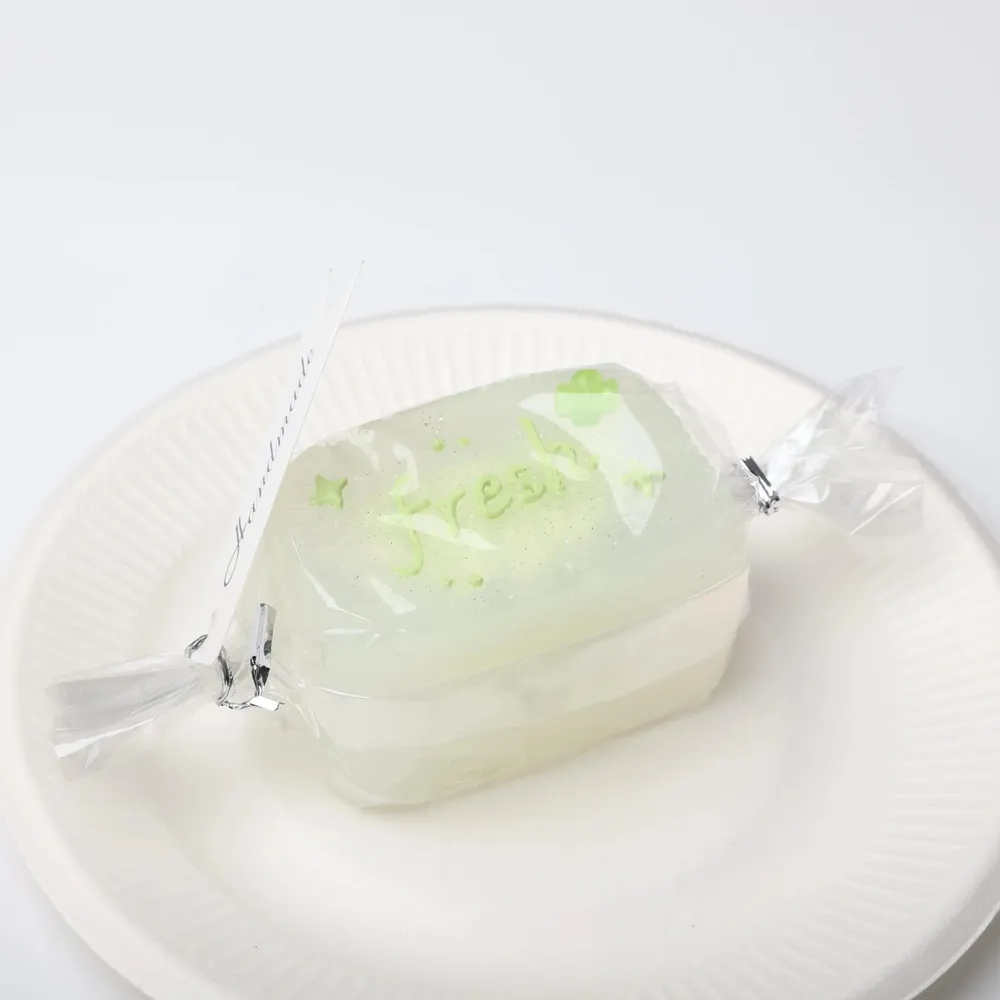 【CT146】Hand-Painted Green Candy Squishy Toy — photo 3