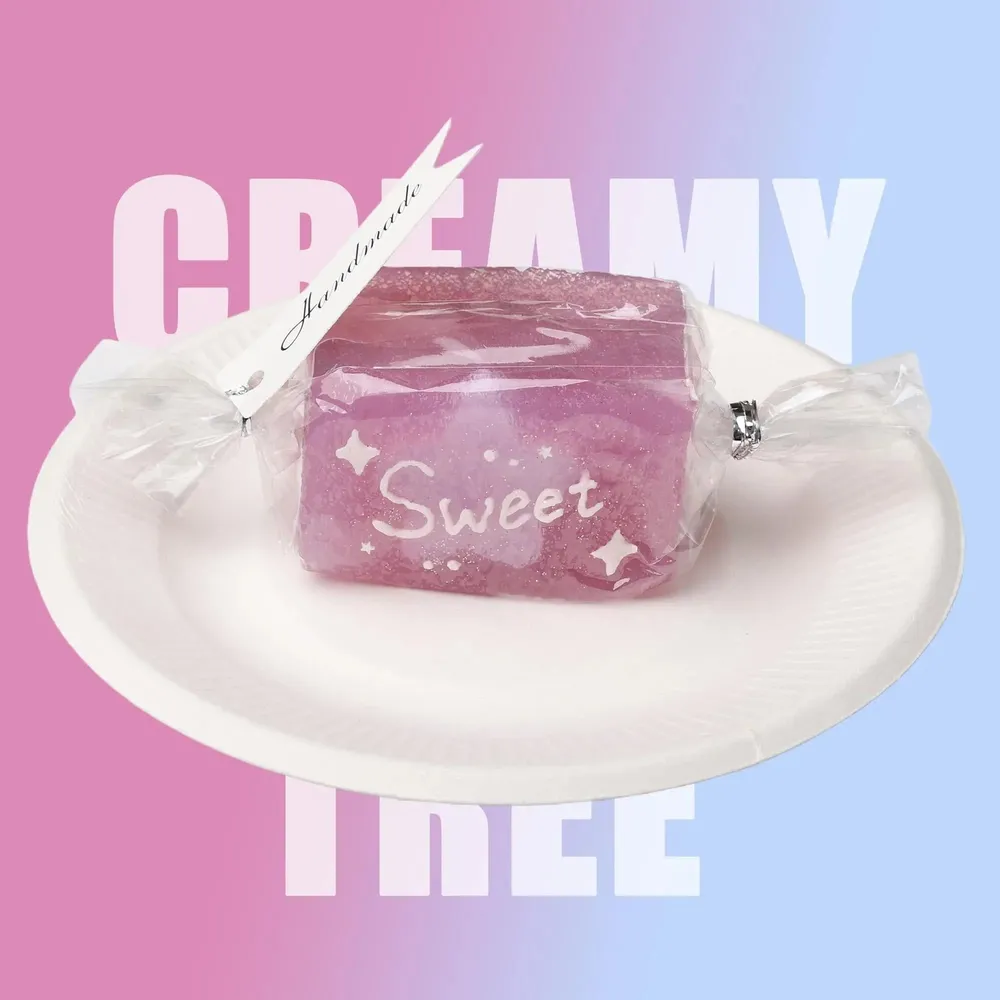 【CT147】Hand-Painted Purple Candy Squishy Toy