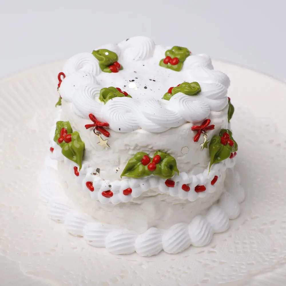 【CT150】Christmas Round Cake Squishy Toy — photo 4