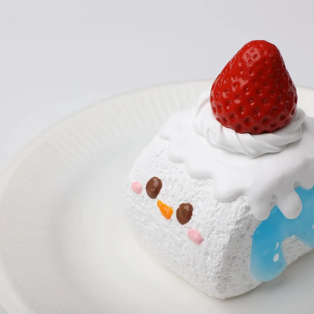 【CT154】Snowman Swiss Roll Squishy Toy — photo 3