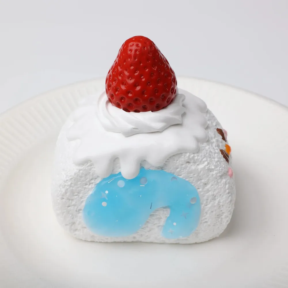 【CT154】Snowman Swiss Roll Squishy Toy — photo 4