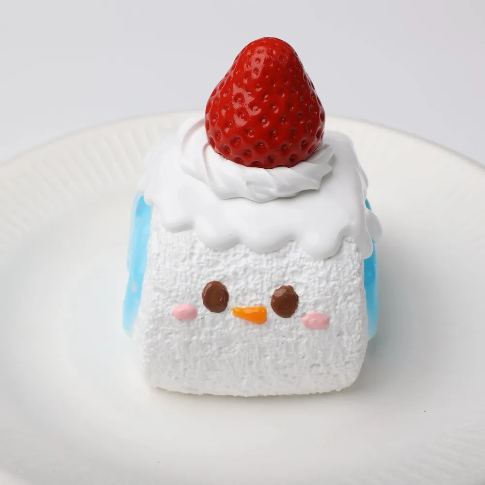 【CT154】Snowman Swiss Roll Squishy Toy — photo 5