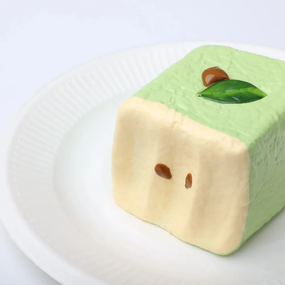 【CT156】Bitten Green Apple Squishy Toy — photo 4