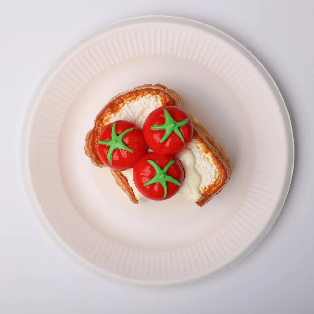 【CT166】Cherry Tomato Toast Squishy Toy — photo 3