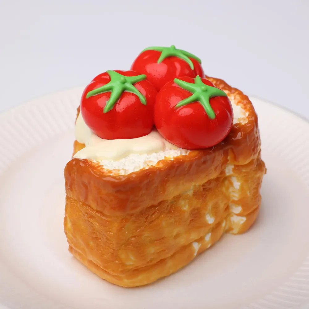 【CT166】Cherry Tomato Toast Squishy Toy — photo 4
