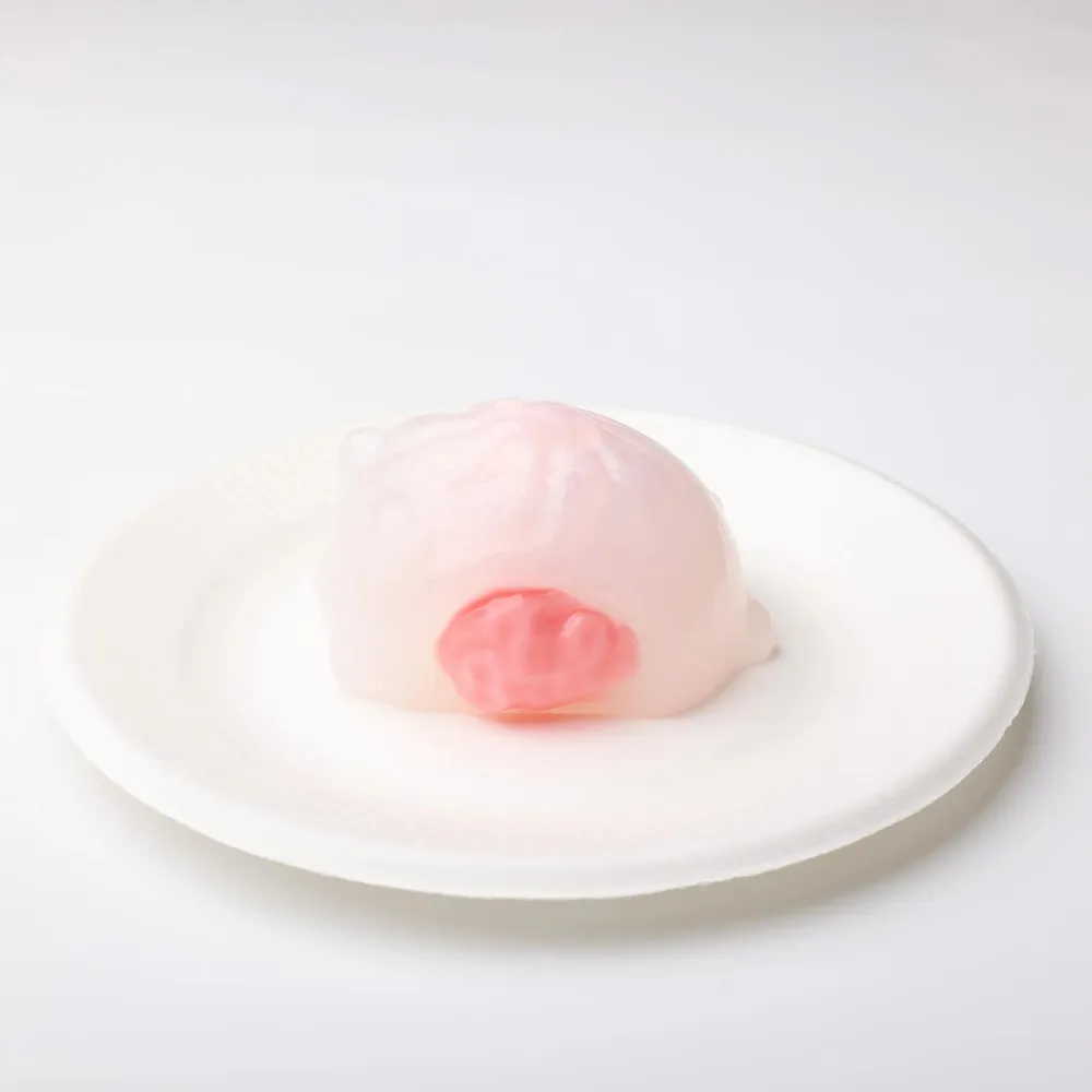 【CT175】Strawberry Crystal Bun Squishy Toy — photo 2