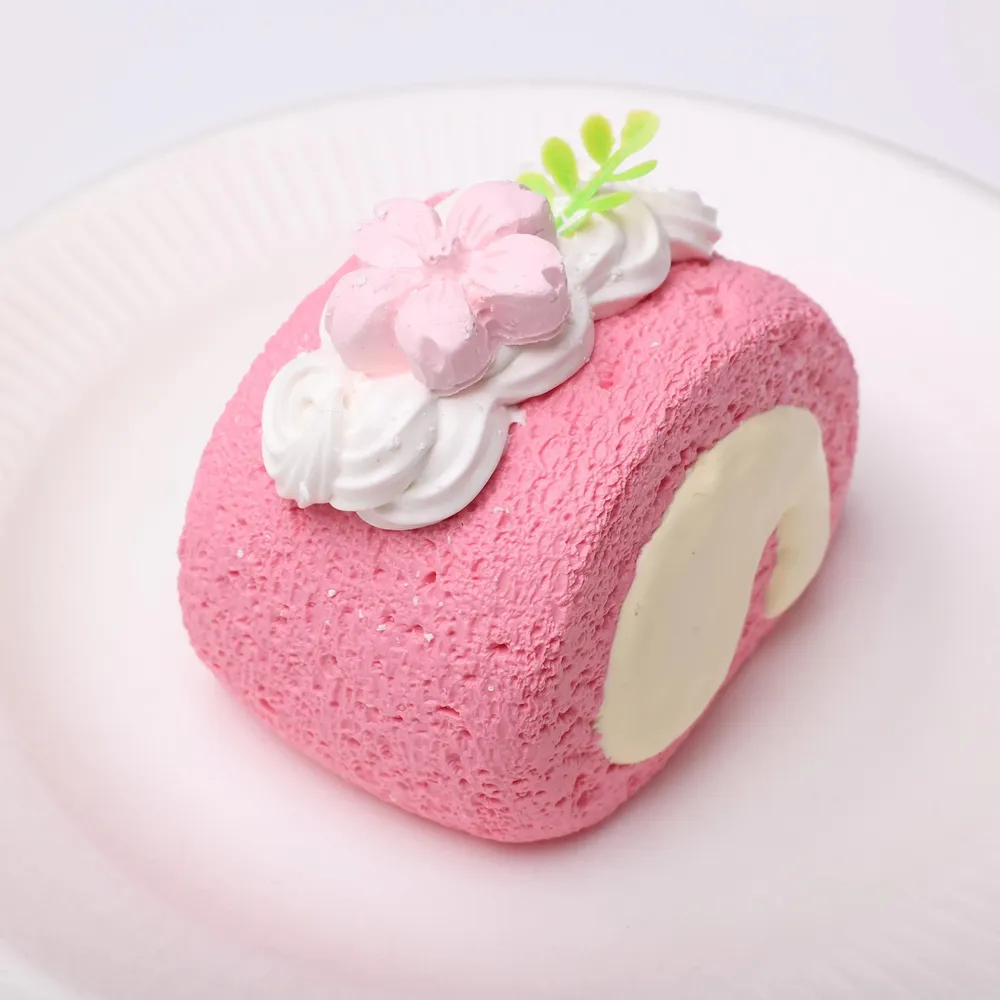 【CT187】Spring Breeze Waltz - Cherry Blossom Swiss Roll Squishy Toy — photo 4
