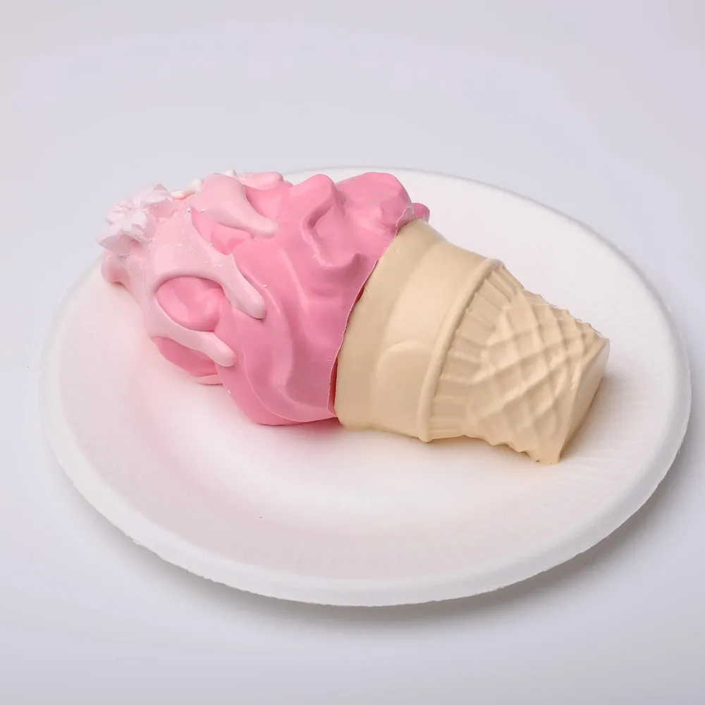 【CT190】Blush Light Snow - Cherry Blossom Ice Cream Squishy Toy — photo 3