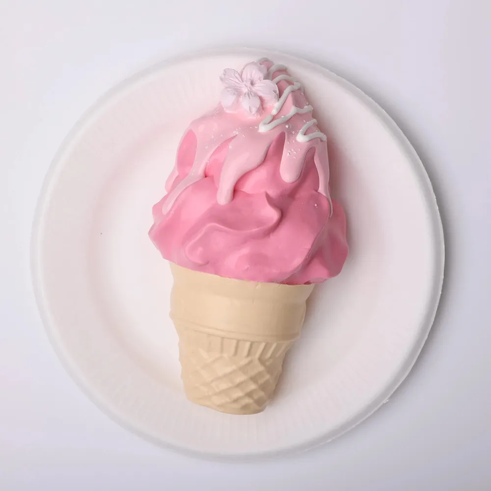 【CT190】Blush Light Snow - Cherry Blossom Ice Cream Squishy Toy — photo 5