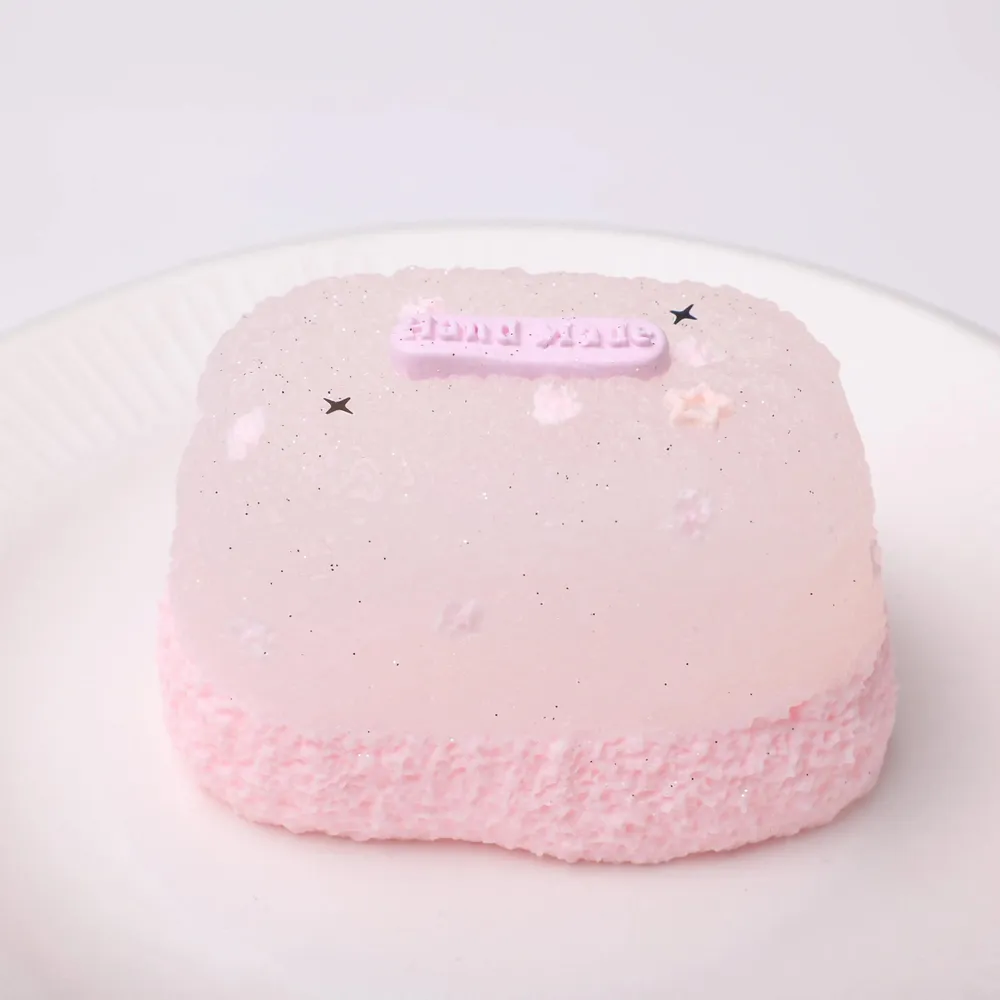 【CT205】Pink Rice Cracker Squishy Toy — photo 2