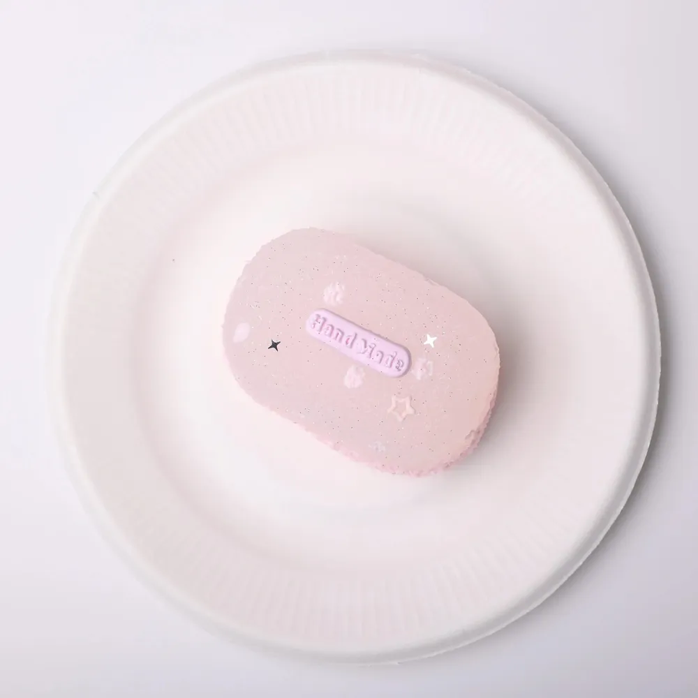 【CT205】Pink Rice Cracker Squishy Toy — photo 4