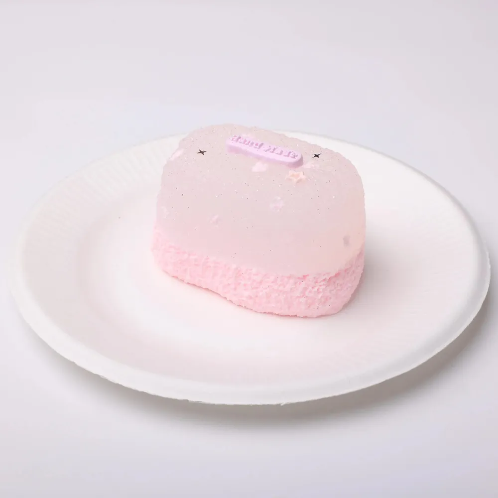 【CT205】Pink Rice Cracker Squishy Toy — photo 5
