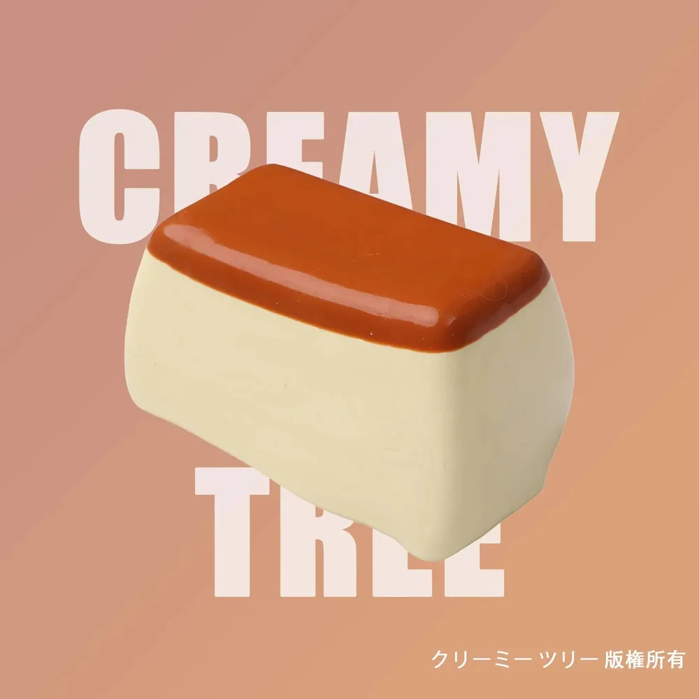 【CT215】Pudding Cake Squishy Toy