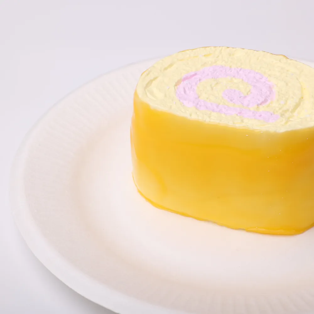 【CT223】Pink Swiss Roll Squishy Toy — photo 2