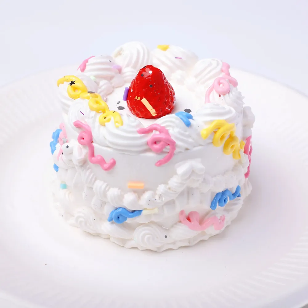 【CT227】Rainbow Frosting Cake Squishy Toy — photo 4