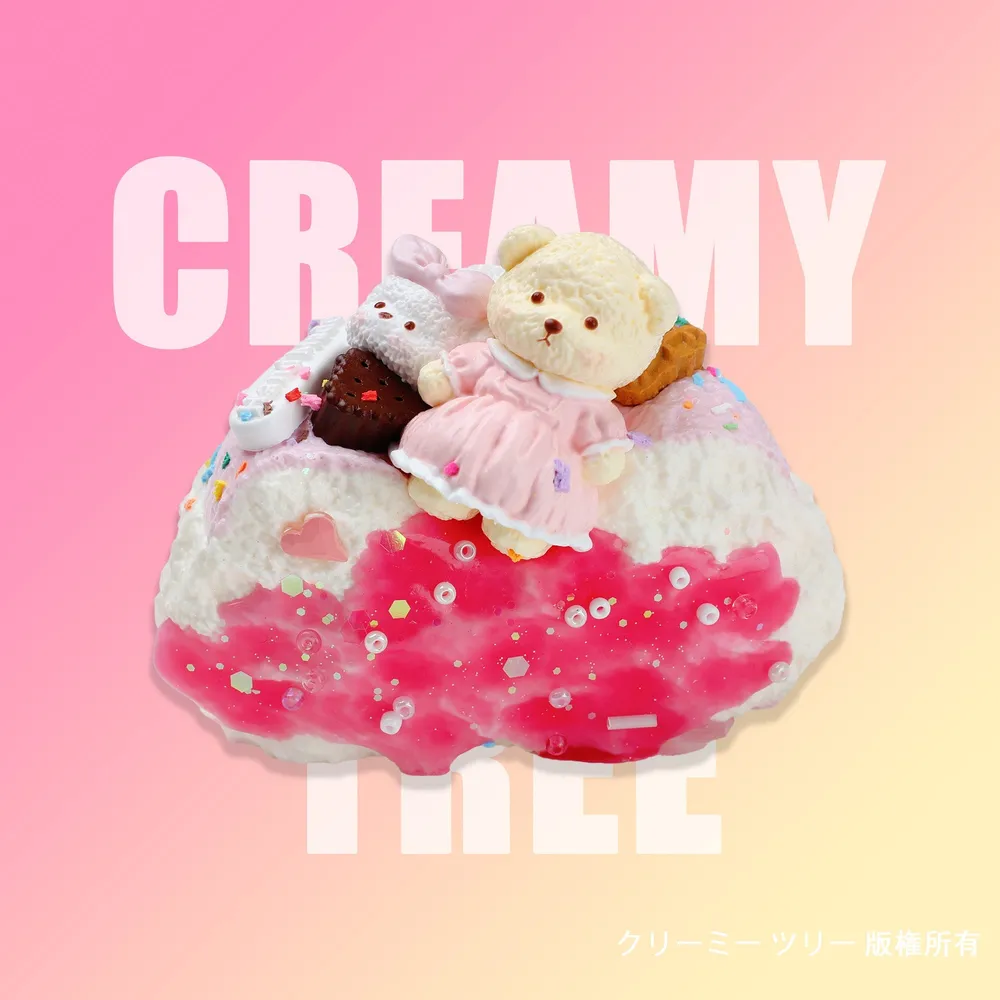 【CT261】Bear Wedding Cake (Bride Bear) Squishy Toy