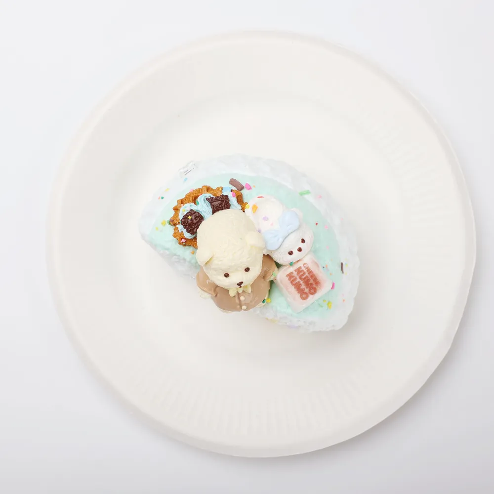 【CT262】Bear Wedding Cake (Bridegroom Bear) Squishy Toy — photo 2