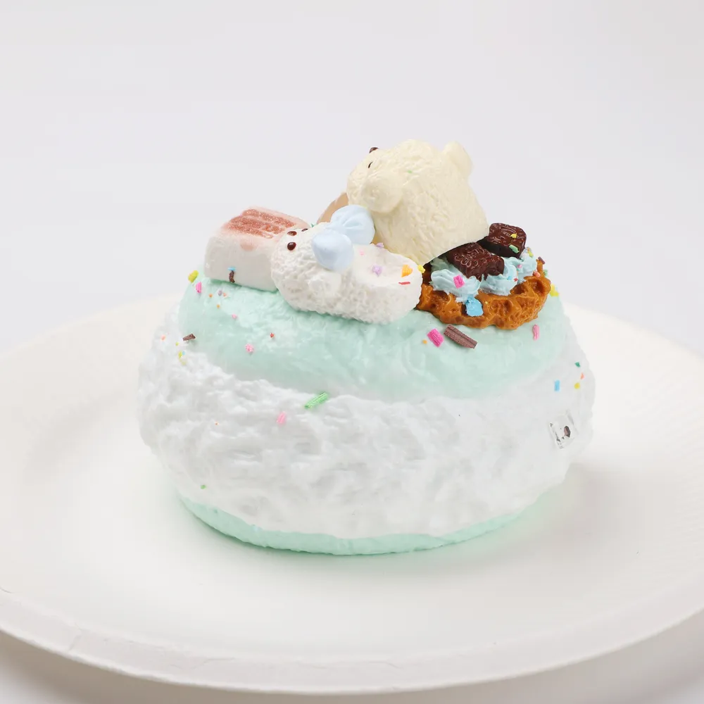 【CT262】Bear Wedding Cake (Bridegroom Bear) Squishy Toy — photo 3