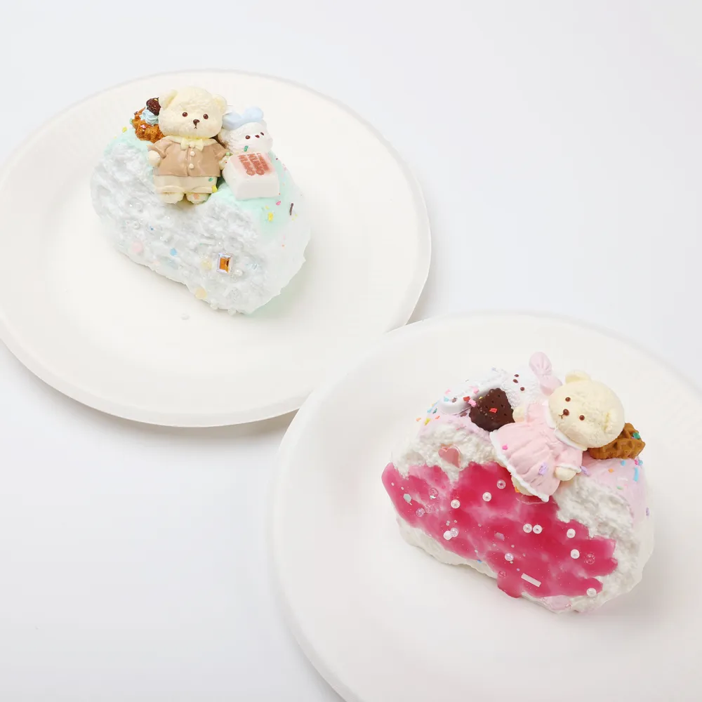 【CT262】Bear Wedding Cake (Bridegroom Bear) Squishy Toy — photo 5
