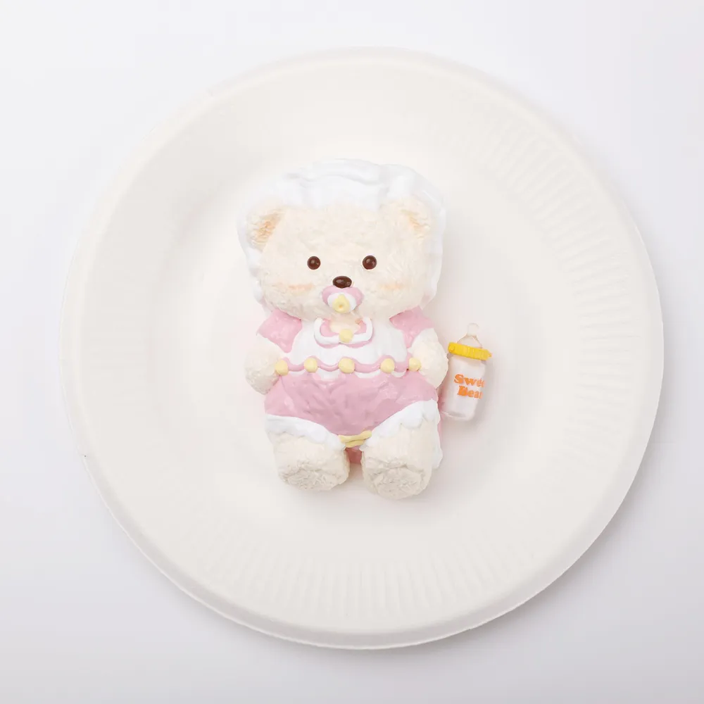 【CT263】【Hand-painted】Baby Bear Squishy Toy — photo 2