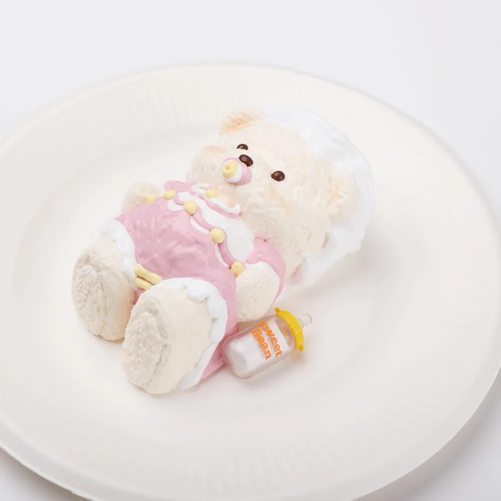 【CT263】【Hand-painted】Baby Bear Squishy Toy — photo 3