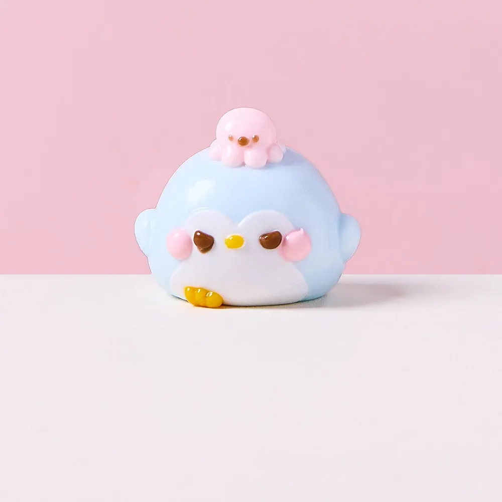 Cute Light Blue Penguin Taba Squishy