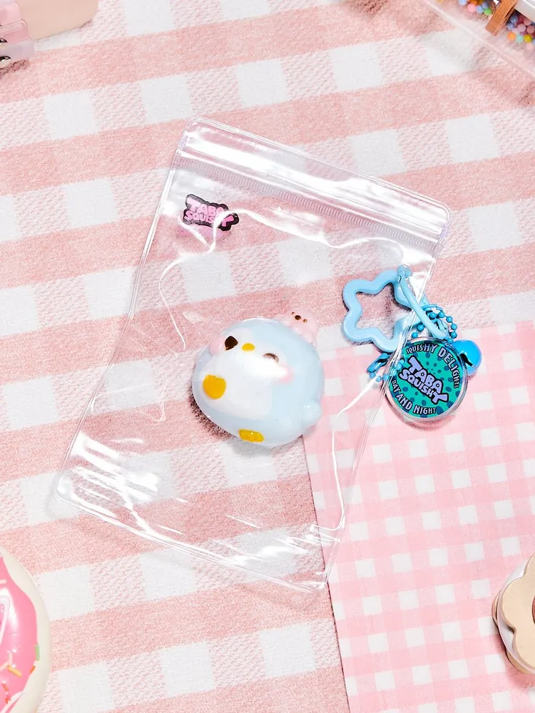 Cute Light Blue Penguin Taba Squishy — photo 5