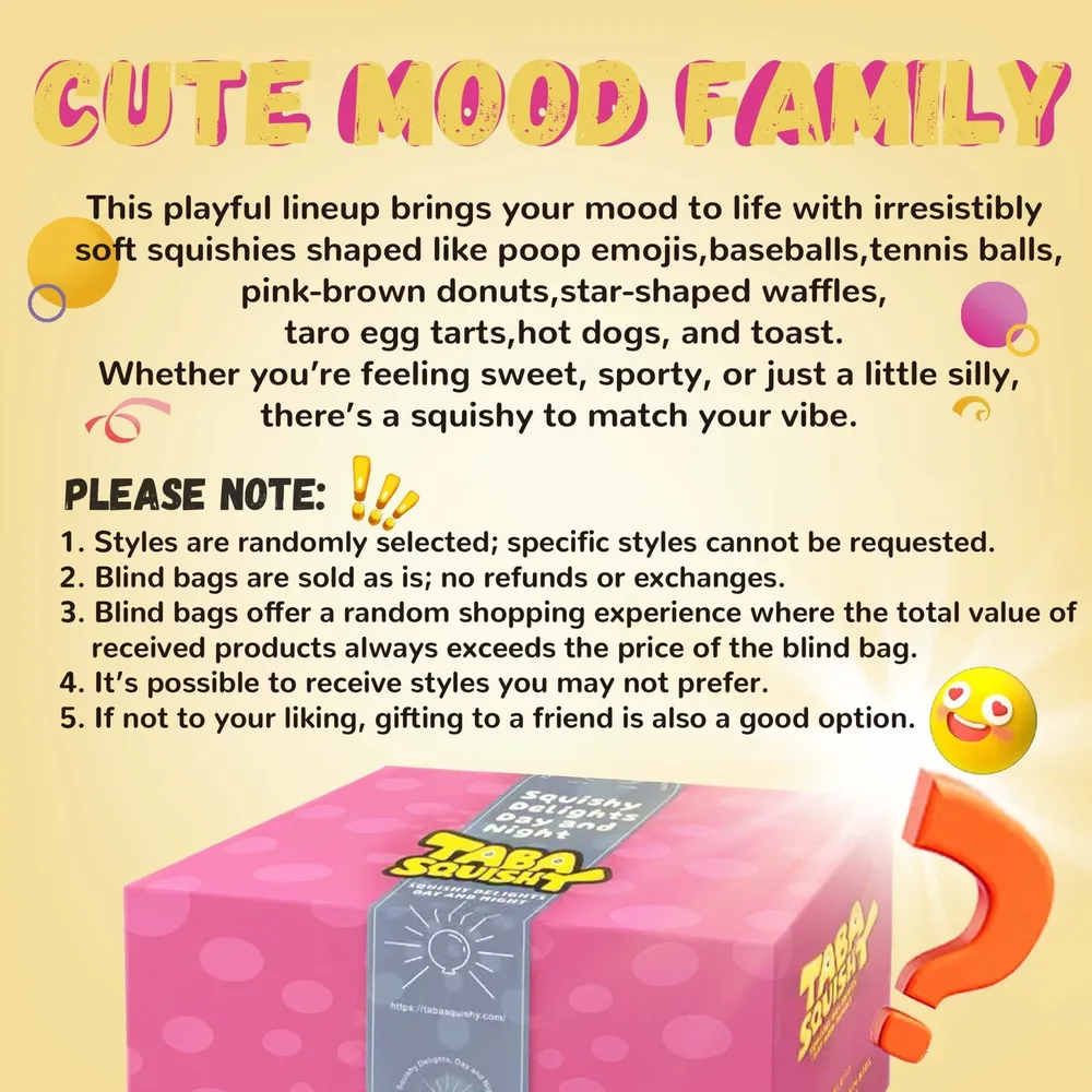 Cute Mood Blind Bag Taba Squishy — photo 2