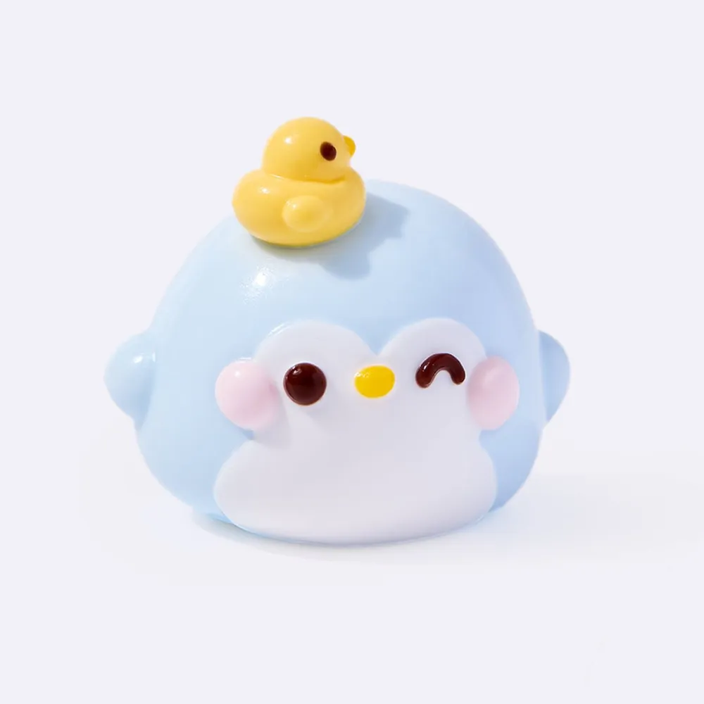 Cute Penguin with Duckling
