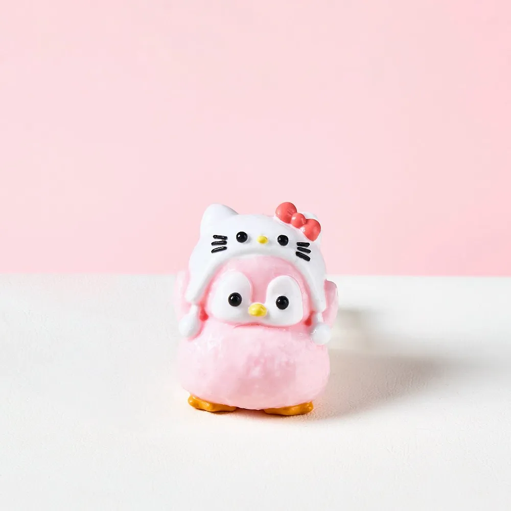 Cute Penguin with Kitten Hat Taba Squishy