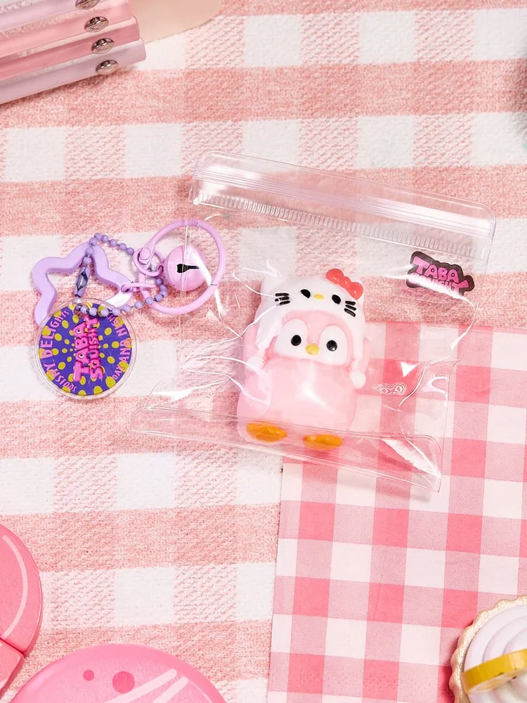 Cute Penguin with Kitten Hat Taba Squishy — photo 5