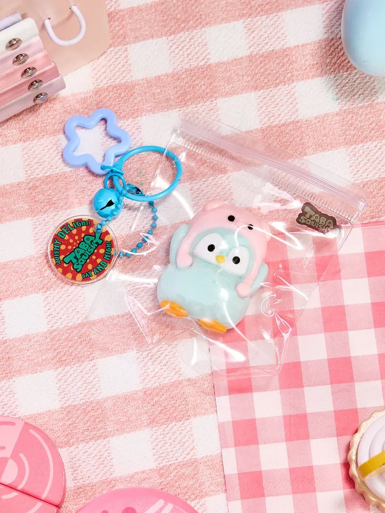 Cute Penguin with Pig Hat Taba Squishy — photo 5