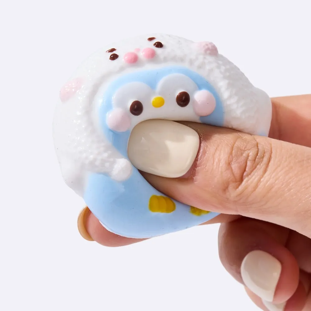 Cute Penguin with Piglet Hat — photo 2