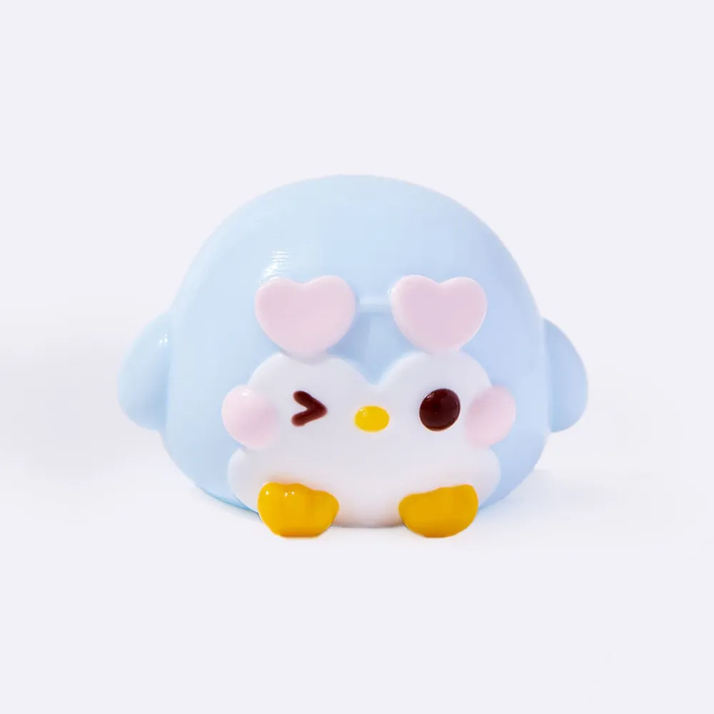 Cute Penguin with Pink Glasses