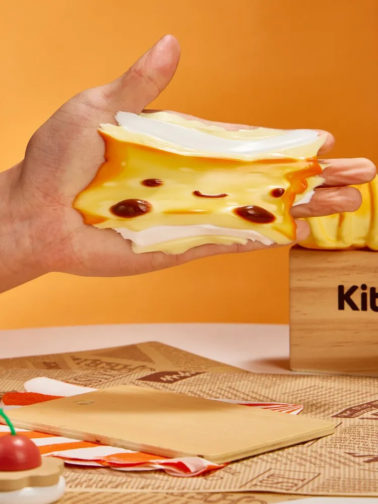 Cute Square Cookies Taba Squishy — photo 3