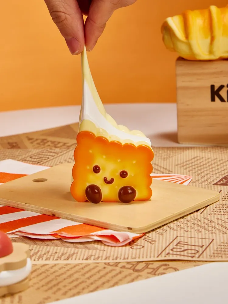Cute Square Cookies Taba Squishy — photo 4