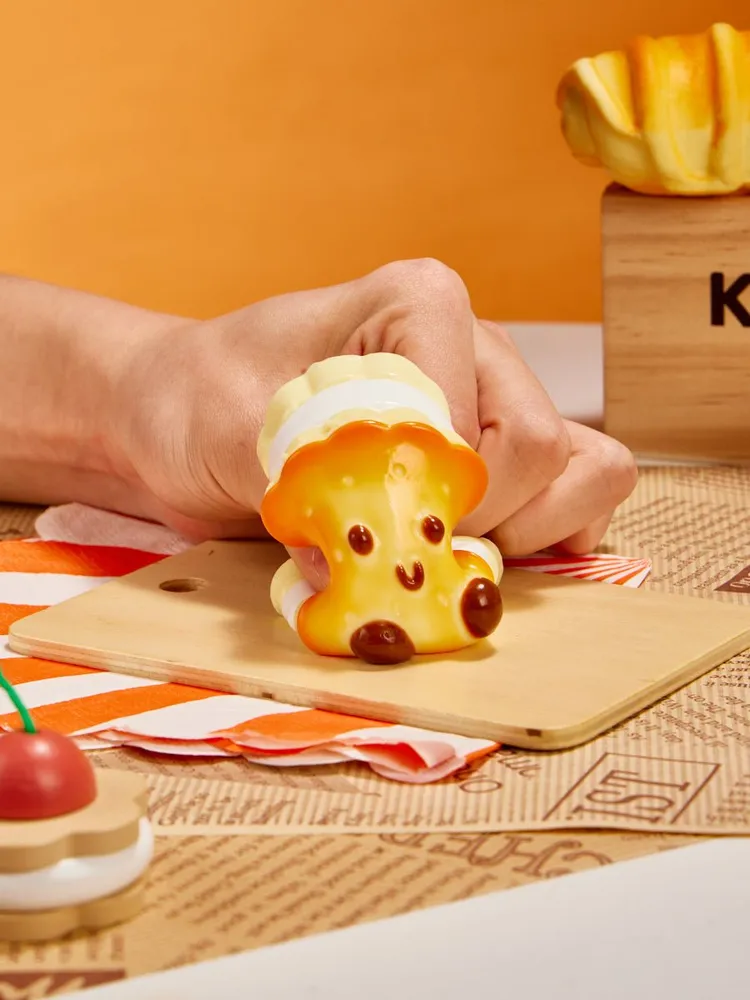 Cute Square Cookies Taba Squishy — photo 6